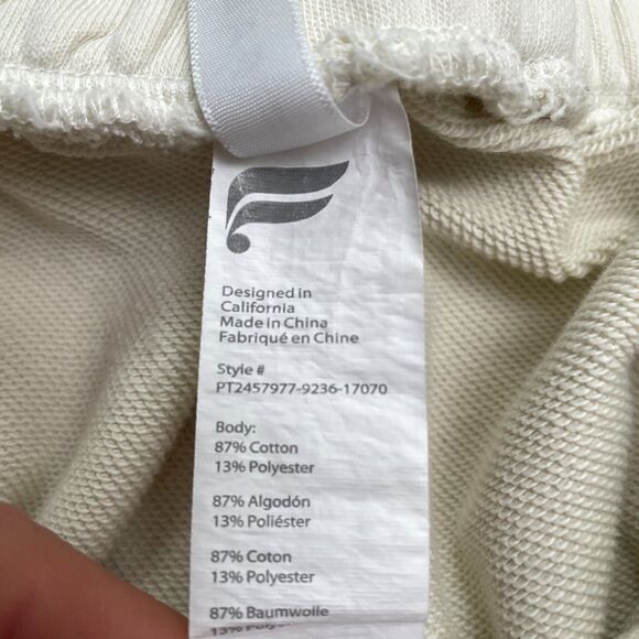 Fabletics Fundamental Jogger Sweatpants Mens XXL Ivory Elastic Outdoor 38x29 - Picture 14 of 16